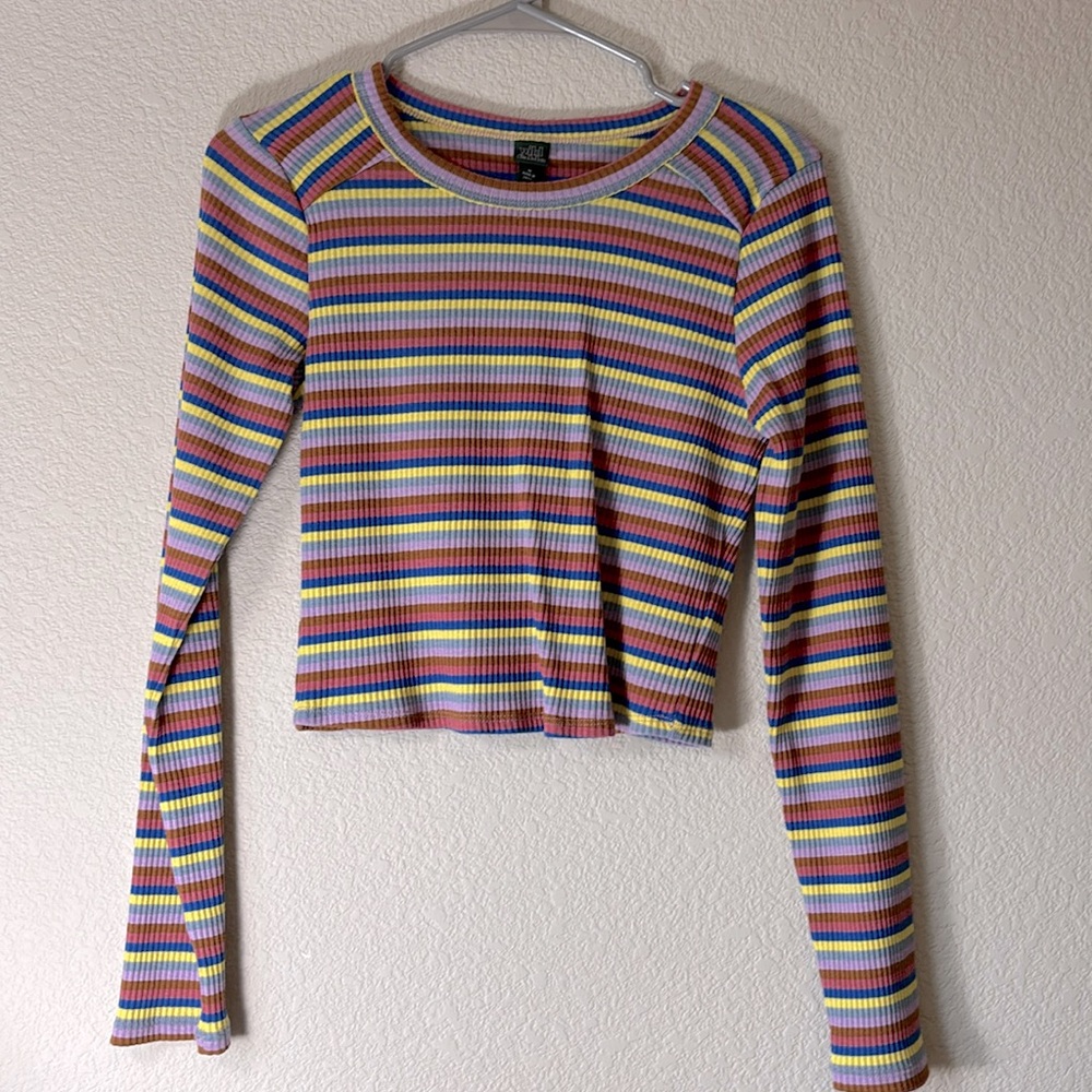 Long sleeve striped shirt
